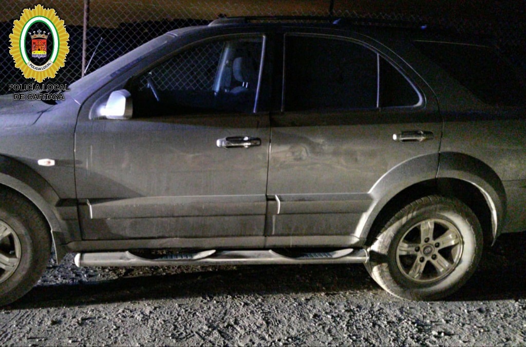 La Policía Local de Cartaya recupera un vehículo que había sido previamente robado en otra localidad vecina.