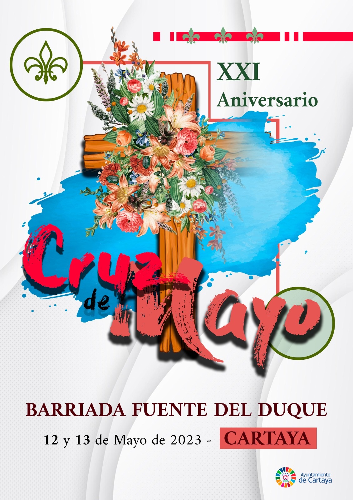 Fuente del Duque celebra las fiestas de la Cruz de Mayo, con música en directo y actividades lúdicas 