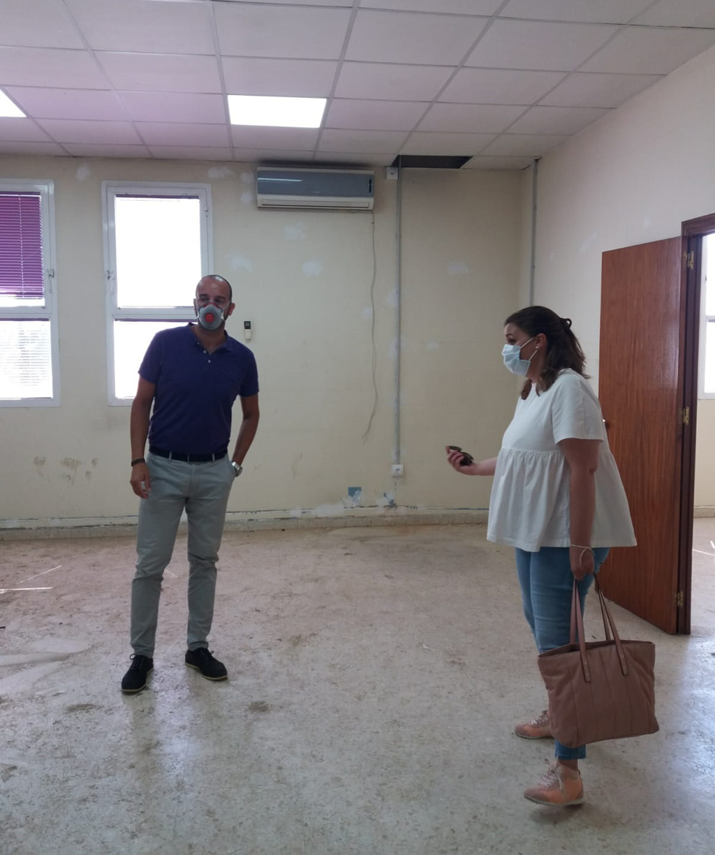 El Área de Desarrollo Local del Ayuntamiento de Cartaya pone en marcha las obras de acondicionamiento del edificio Escuela de Empresas para albergar la nueva Incubadora Municipal de Empresas.