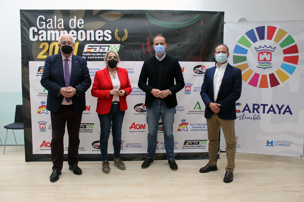 Los mejores pilotos y equipos andaluces estarán en la Gala Anual de la Federación Andaluza de Automovilismo, en Cartaya 