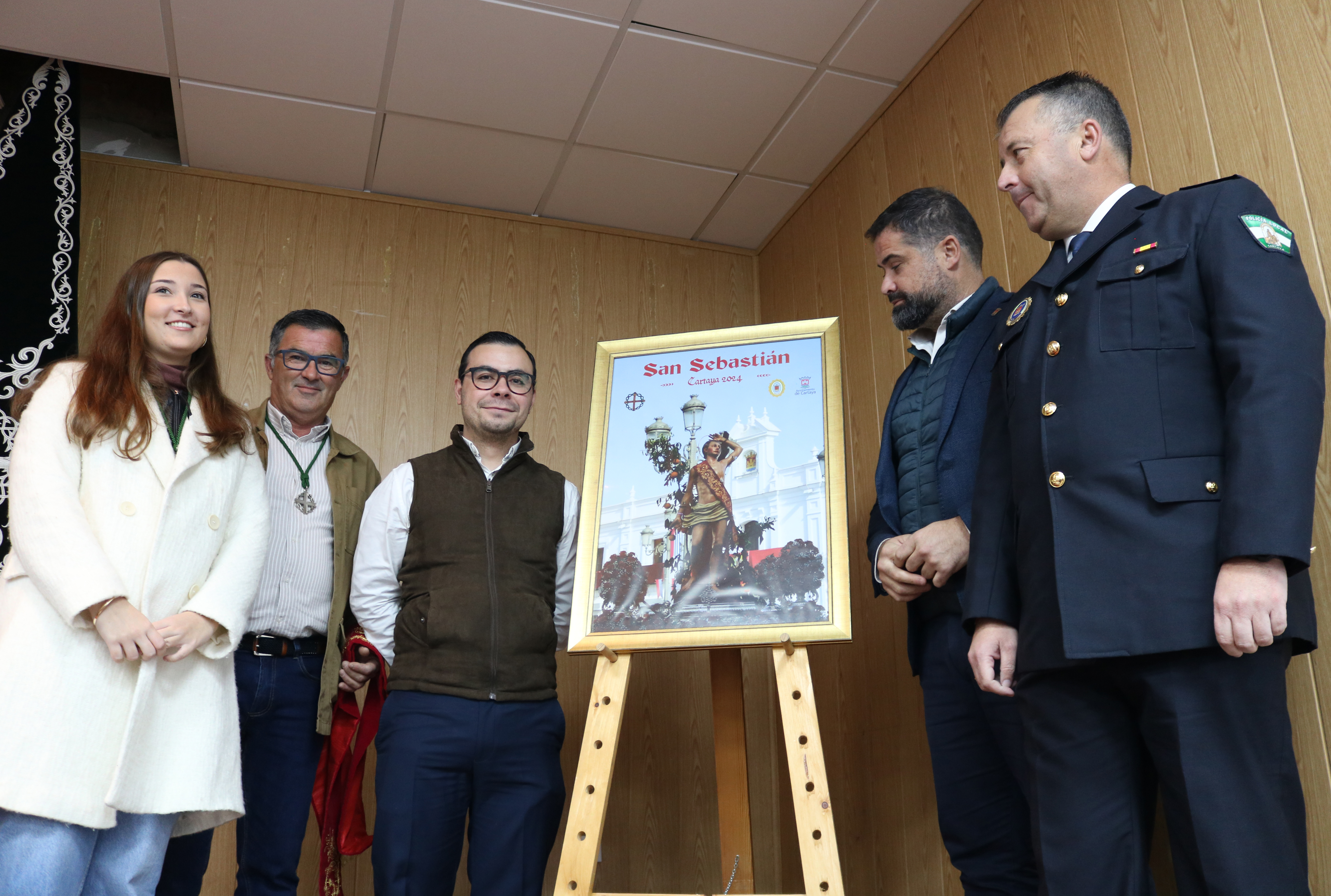Una fotografía de Manuel Rodríguez Toronjo anuncia los actos en honor a San Sebastián 