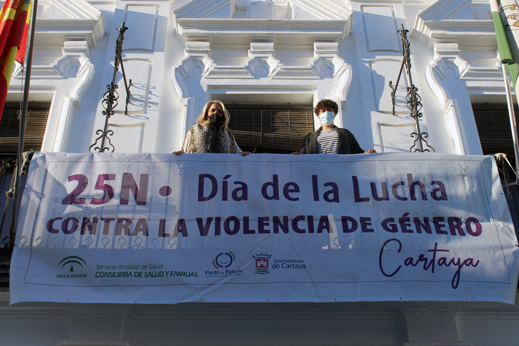 El Ayuntamiento de Cartaya inicia los actos del 25 N contra la violencia de género.