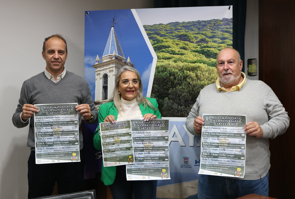 El programa municipal ‘Deporte en la Naturaleza’ oferta siete senderos por las provincias de Huelva y Sevilla