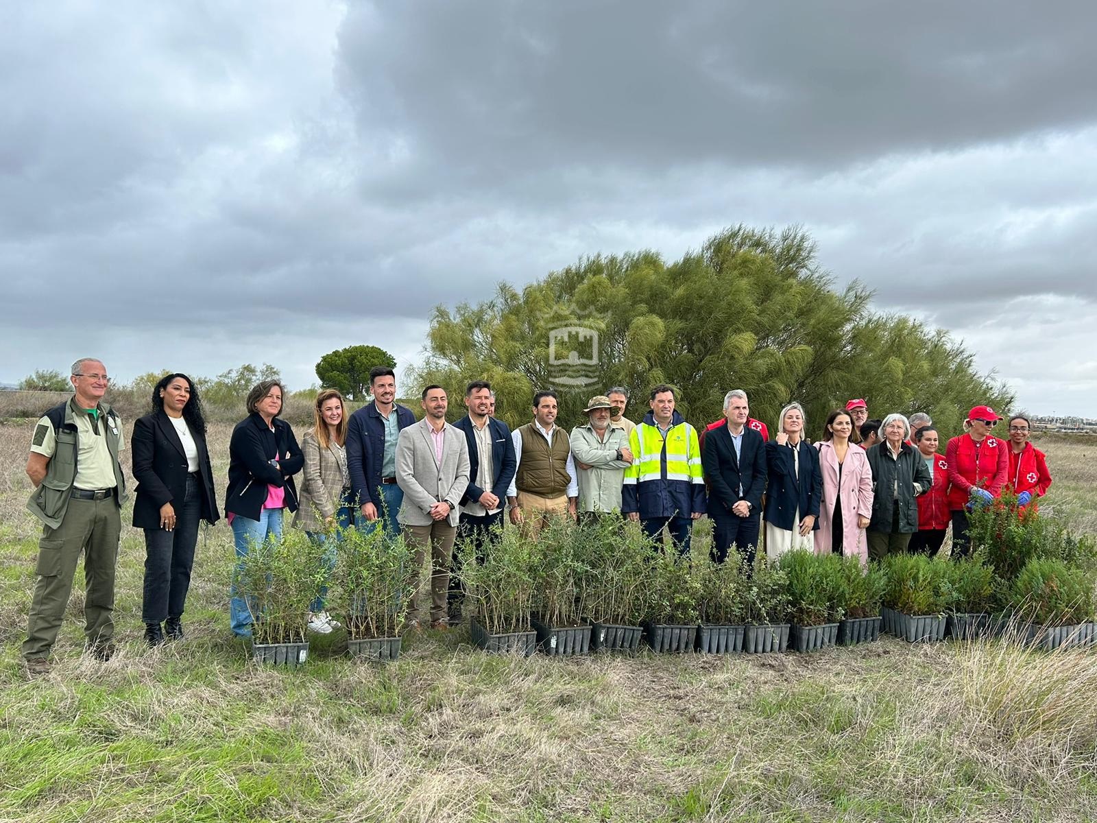 El Ayuntamiento participa en la Plantación de 680 árboles, actividad que organiza la Junta de Andalucía por la colaboración con la Gañafote Cup