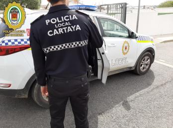 La Policía Local de Cartaya detiene a dos personas por saltarse el confinamiento
